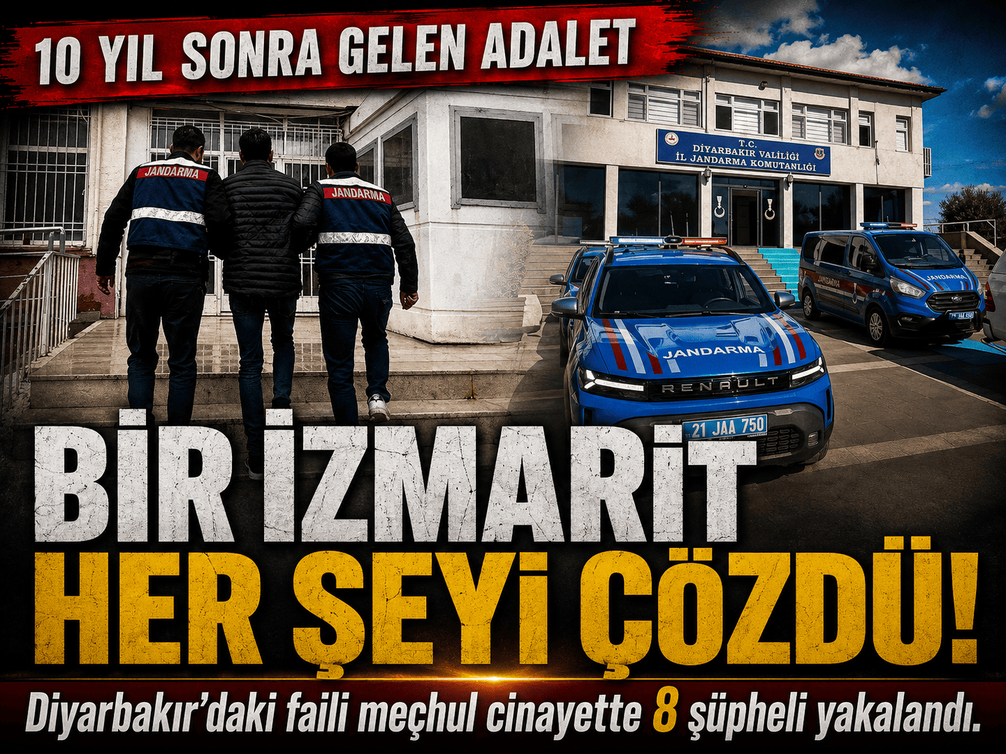 10 yıllık sır cinayet bir izmaritle çözüldü: 8 gözaltı