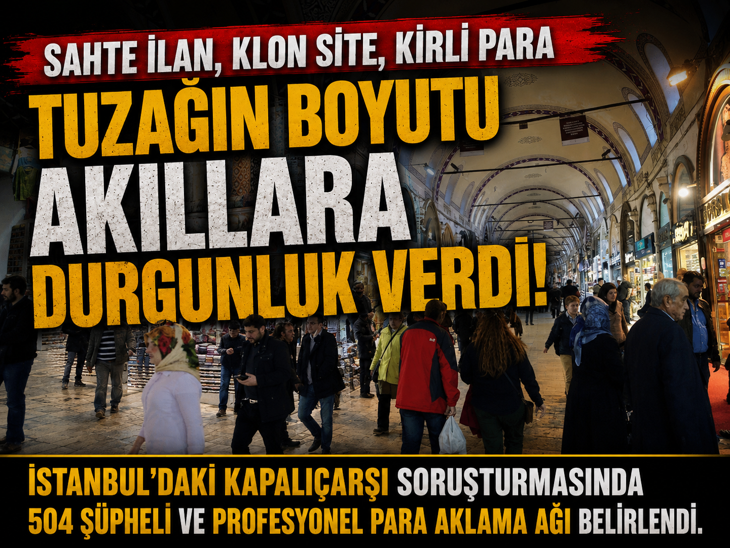 Kirli para çarkı böyle dönmüş! 504 kişi hakim karşısında