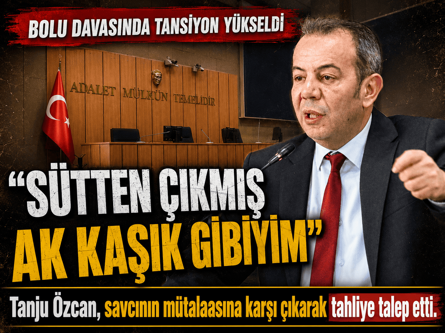 Tanju Özcan tahliye istedi: Sütten çıkmış ak kaşık gibiyim