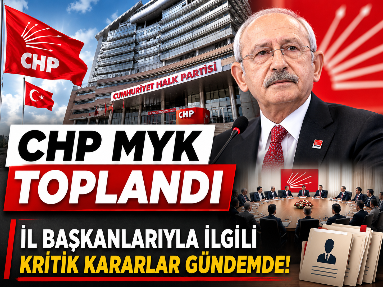 CHP MYK toplandı: Gözler il başkanlarıyla ilgili alınacak kararlarda