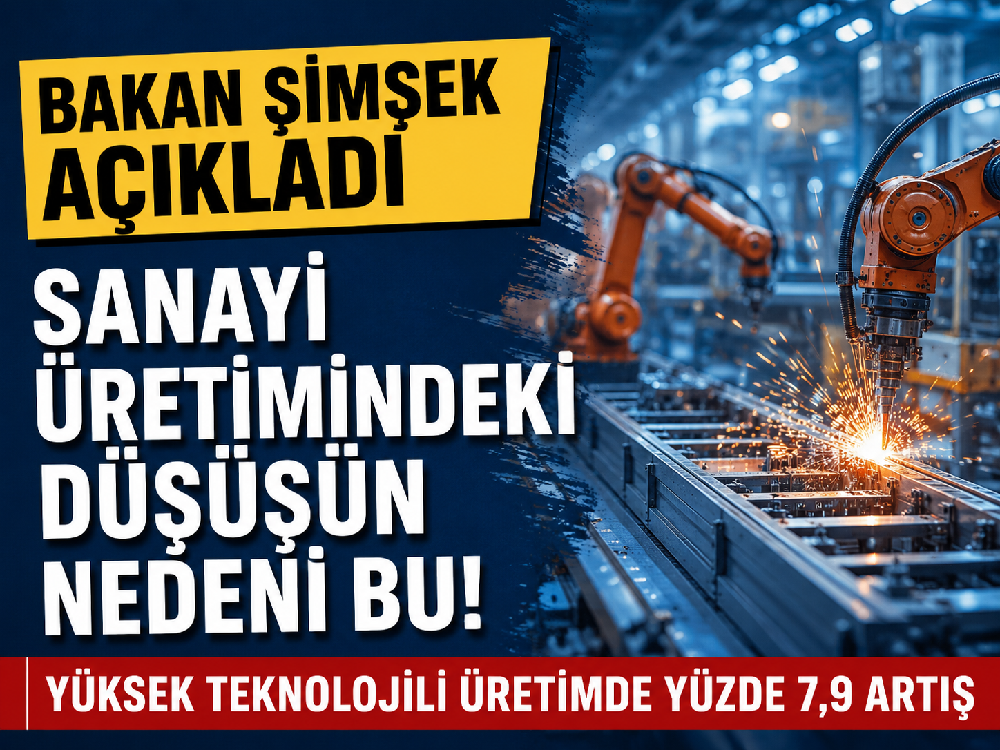 Bakan Şimşek sanayi üretimindeki gerilemenin nedenini açıkladı