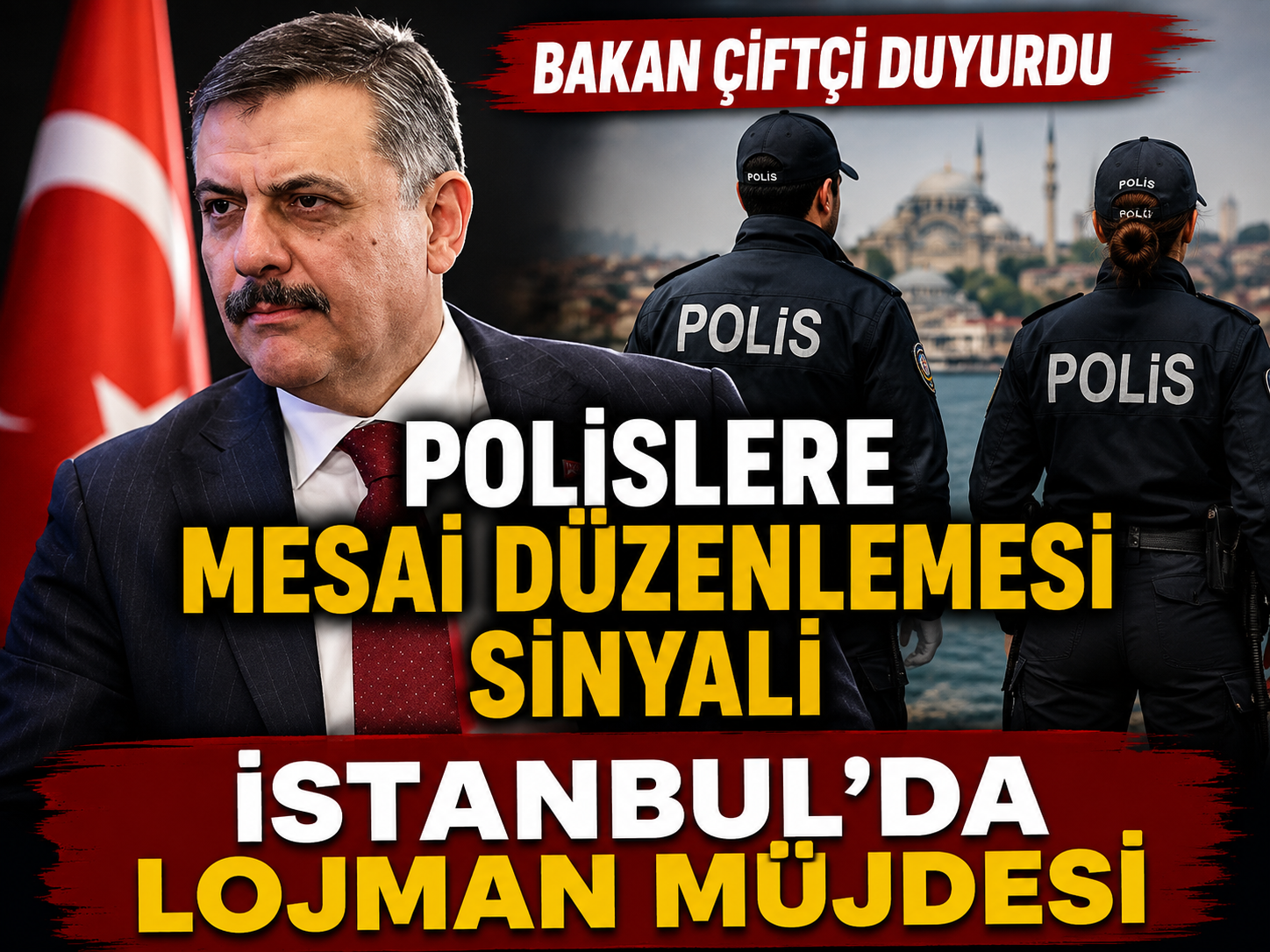 Bakan Çiftçi'den polise iki müjdeli haber