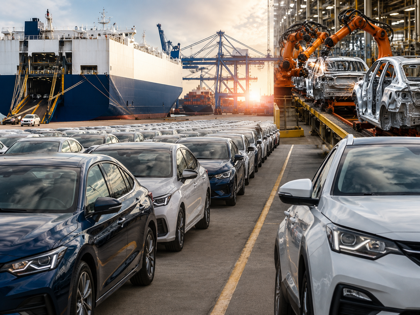 Otomotiv sektöründe ilk 6 ay tablosu: Üretim düştü, ihracat arttı