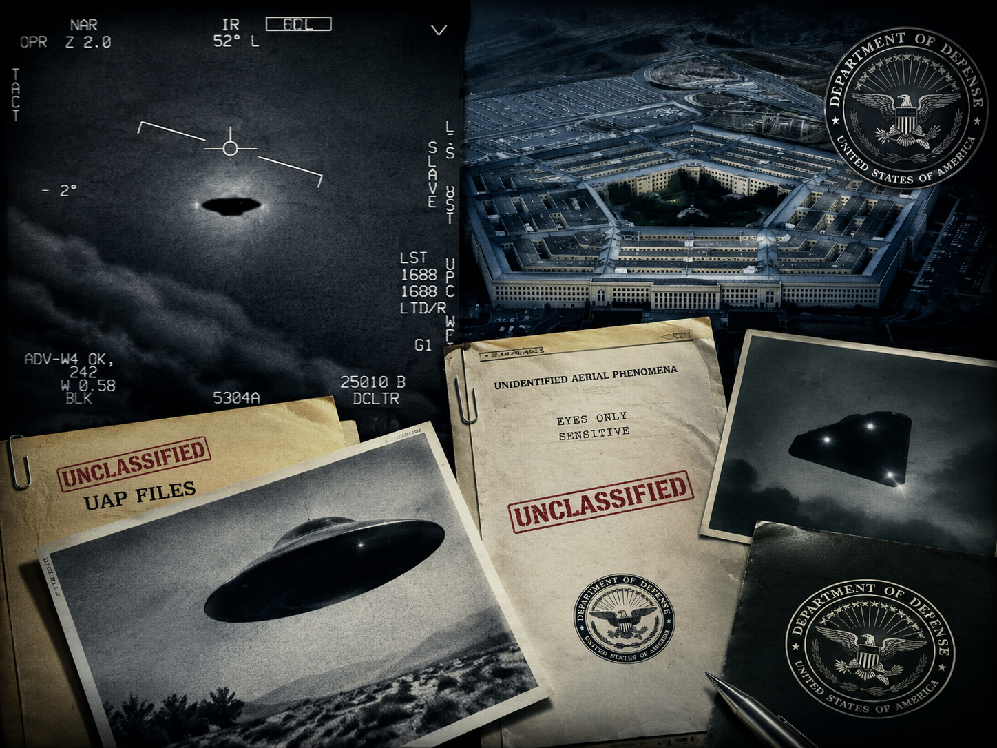 Pentagon yeni UFO belgeleri ve görüntüleri yayımladı