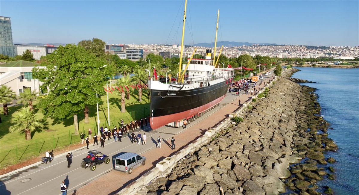 Bandırma Gemi Müzesi karadan yürütüldü