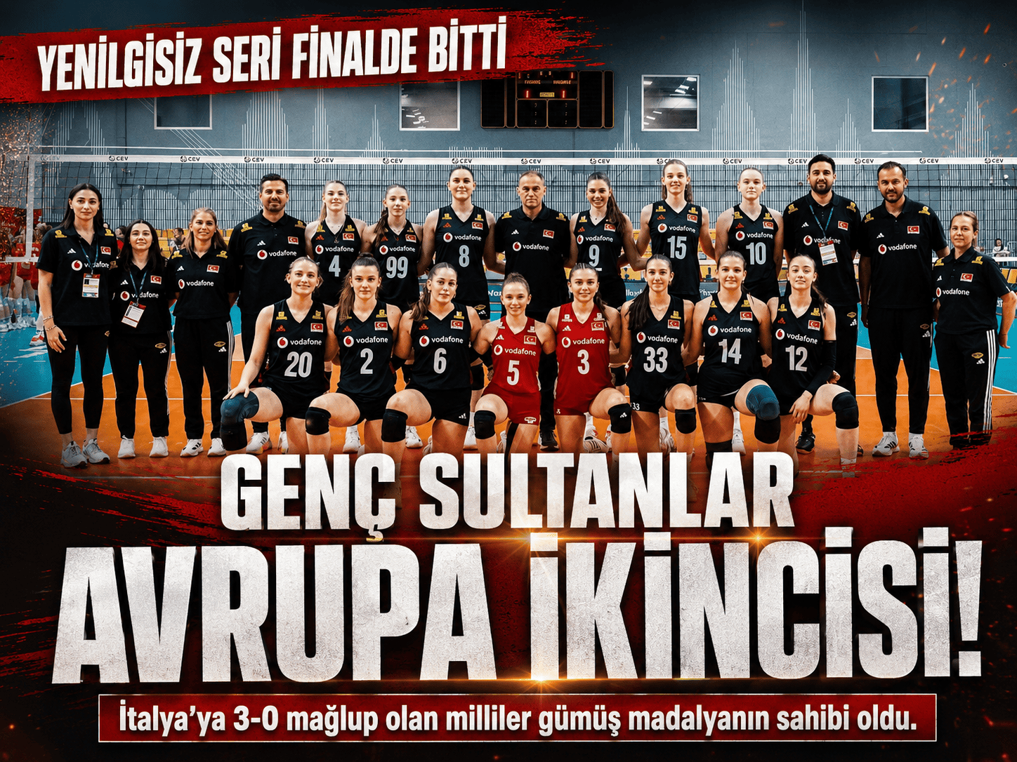Genç Sultanlar Avrupa ikincisi oldu!
