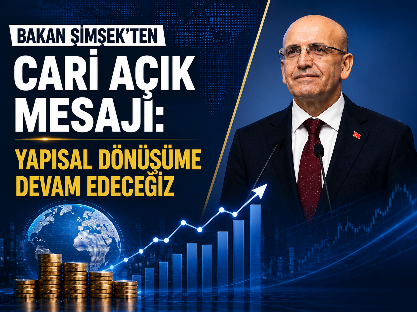 Bakan Şimşek'ten cari açık mesajı: Yapısal dönüşüme devam edeceğiz