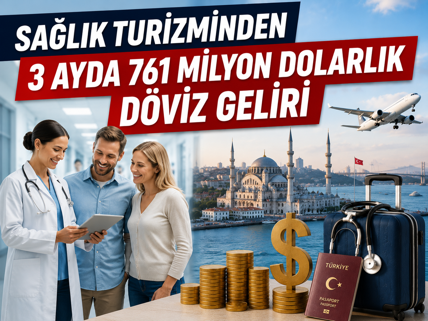 Türkiye sağlık turizminden 3 ayda 761 milyon dolar kazandı