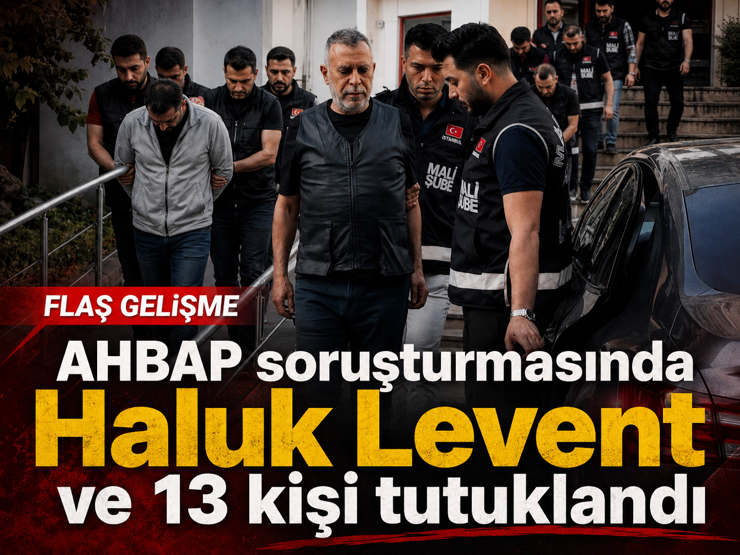 AHBAP soruşturmasında Haluk Levent ve 13 kişi tutuklandı