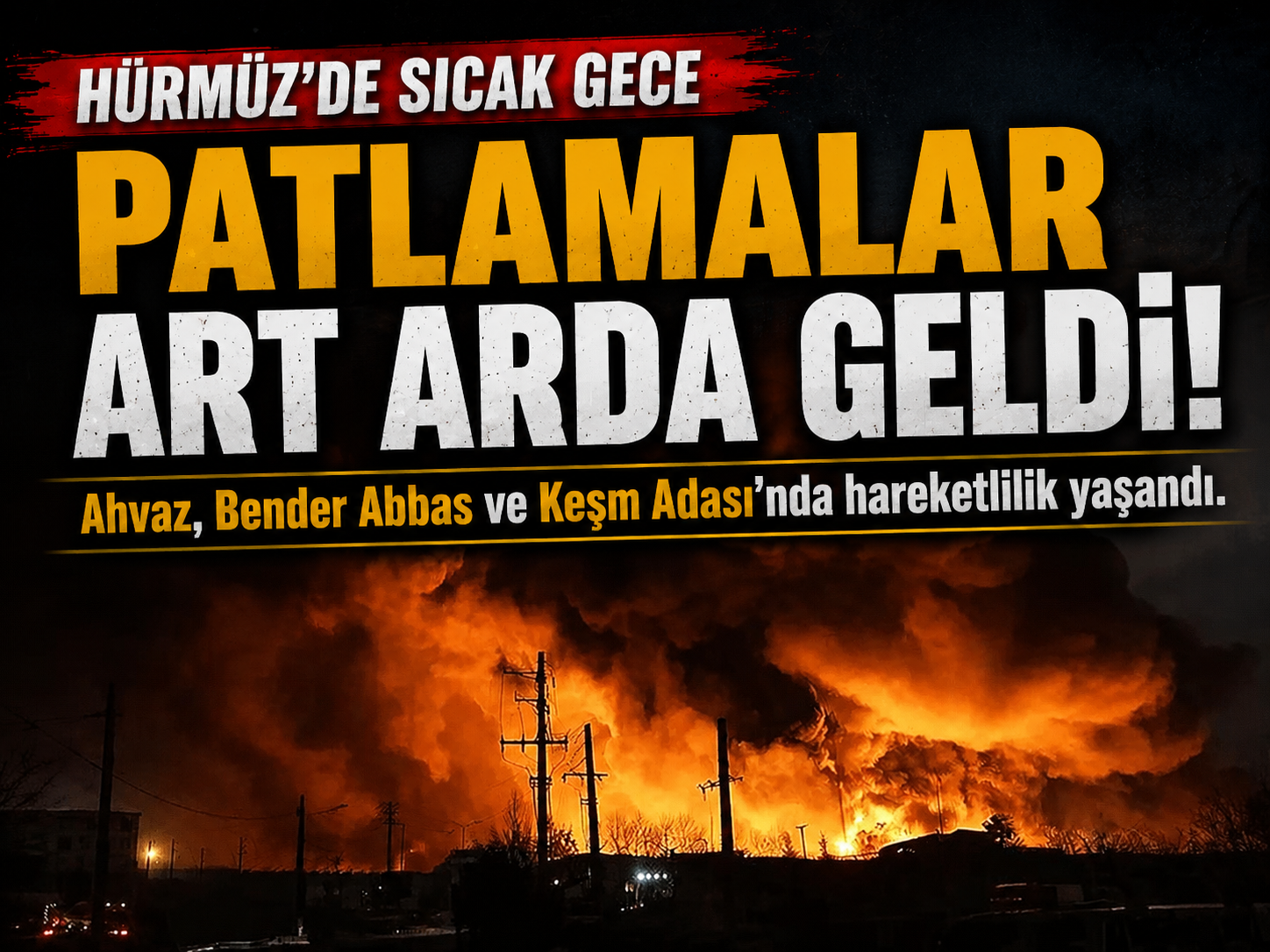 ABD’den İran’a yeni dalga! Hava saldırıları başladı