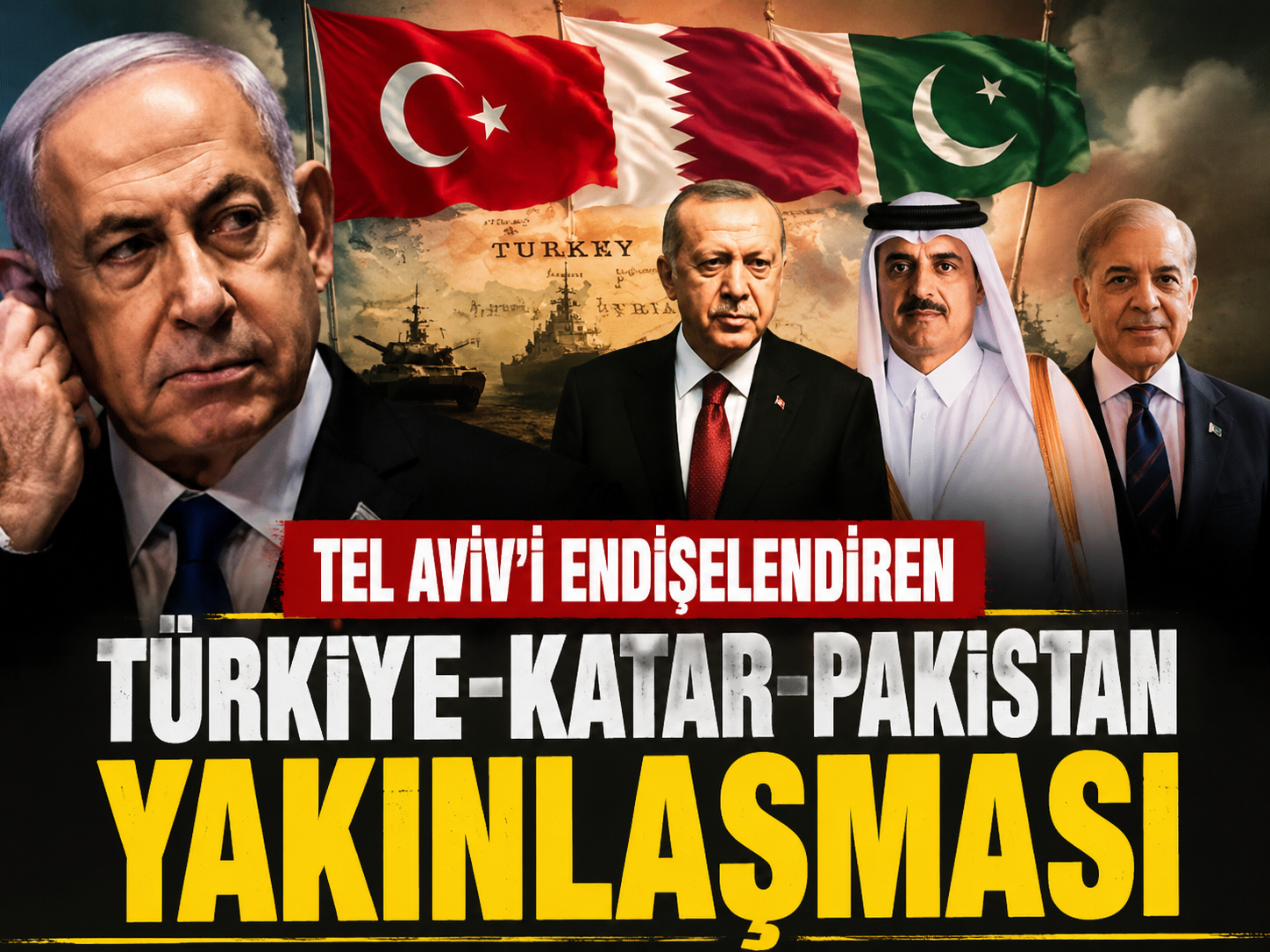 Tel Aviv’i endişelendiren Türkiye-Katar-Pakistan yakınlaşması