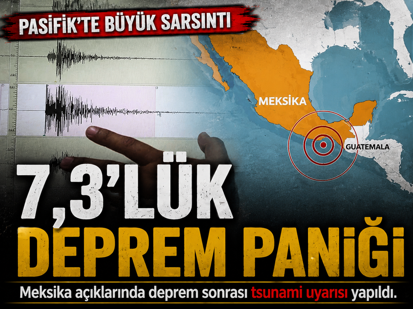 7,4’lük deprem Meksika’yı sarstı! Gözler kıyılara çevrildi