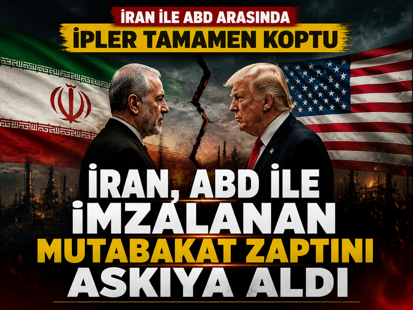 İran, ABD ile imzalanan mutabakat zaptını askıya aldı