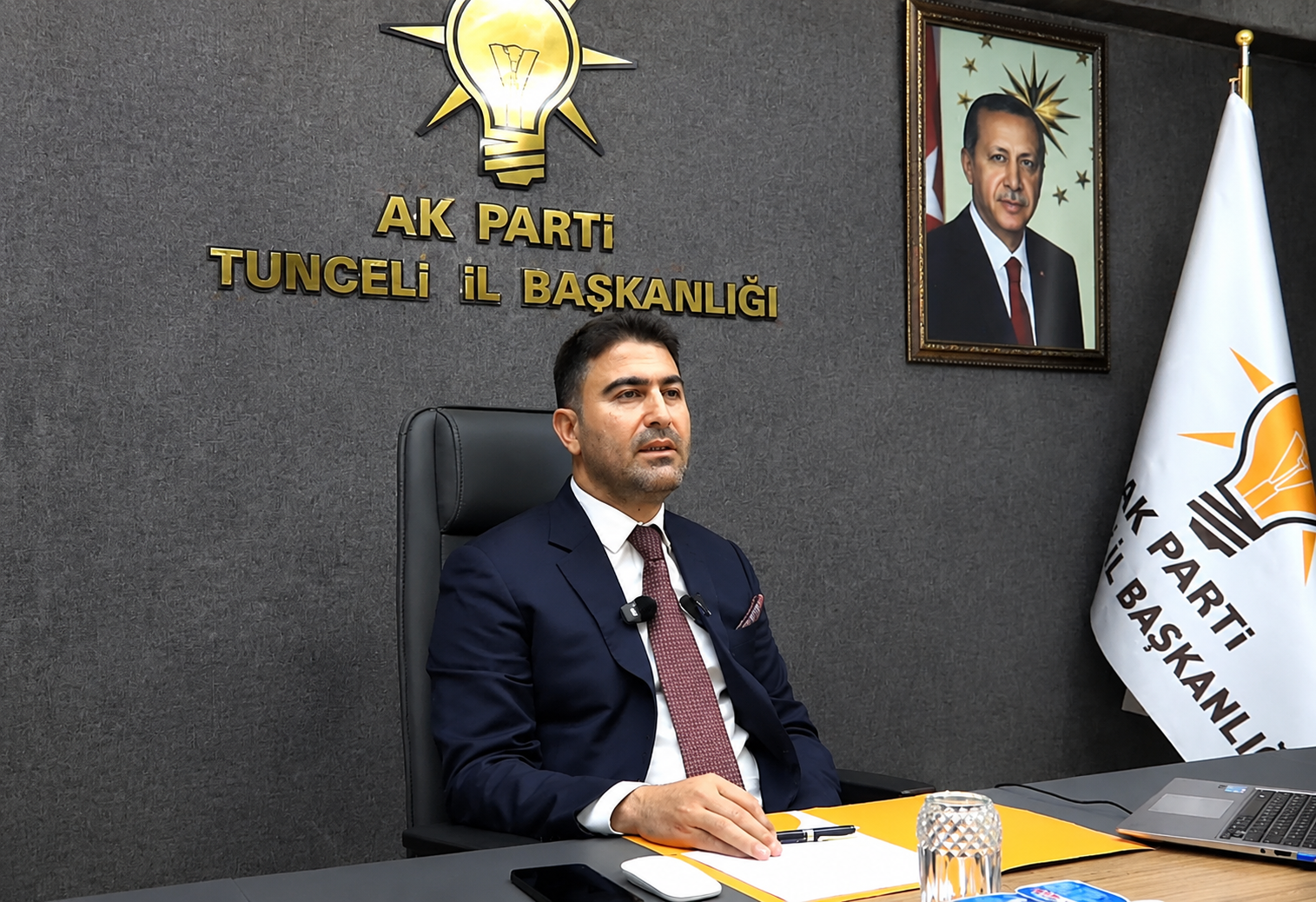 AK Parti Tunceli İl Başkanı Hakan Özer görevinden istifa etti