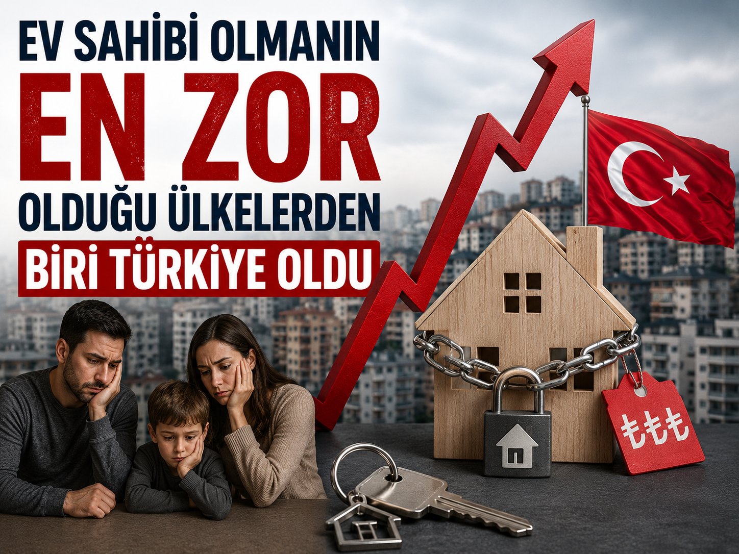 Ev sahibi olmanın en zor olduğu ülkelerden biri Türkiye oldu