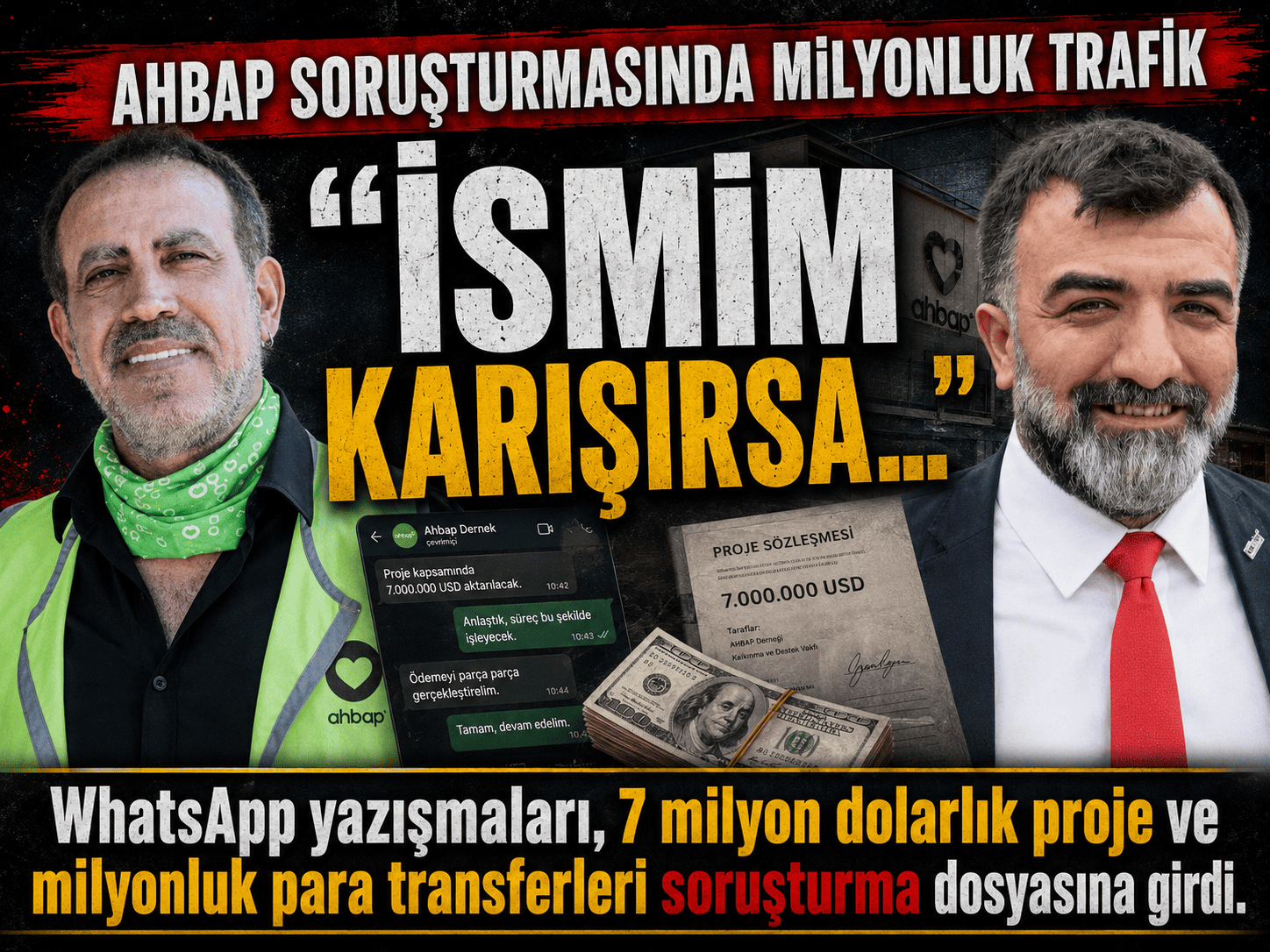 Ahbap soruşturmasında WhatsApp mesajları dosyaya girdi