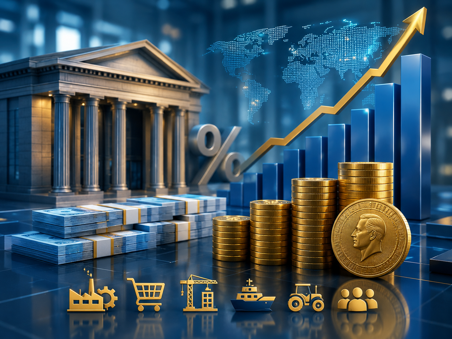 Reel sektöre kredi desteği hız kesmedi! İşte en fazla finansman alan sektörler