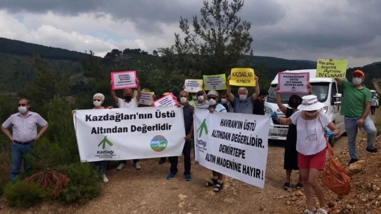 Altın madeni projesine ÇED onayı: 10 bin 711 ağaç kesilecek