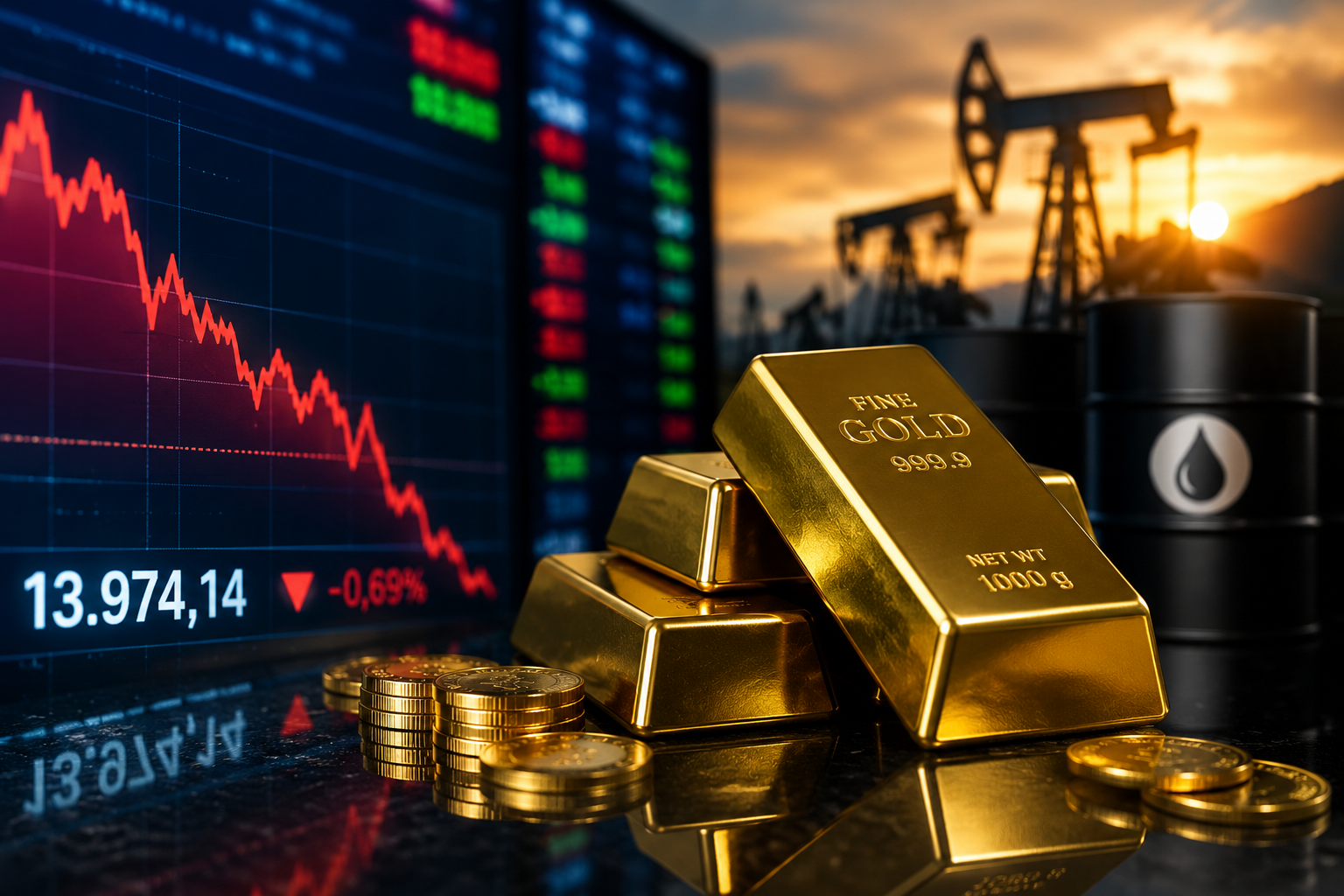 Piyasalarda kapanış rakamları belli oldu! Borsa kaybetti, altın kazandırdı