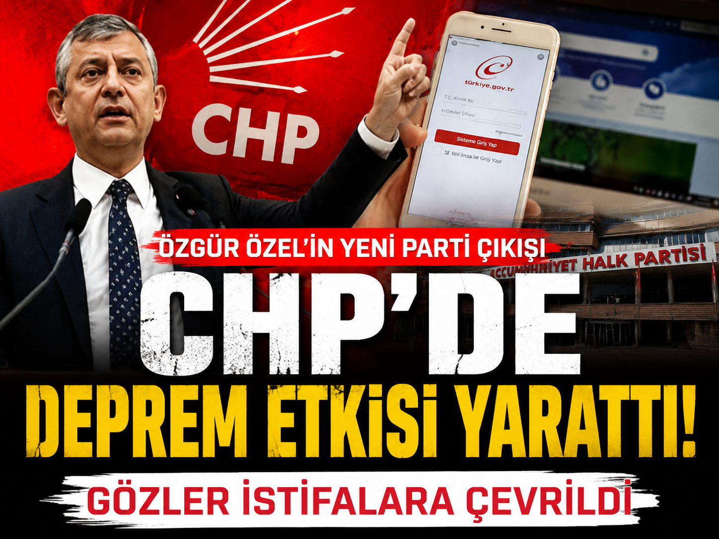 Özgür Özel’in yeni parti çıkışı CHP’de deprem etkisi yarattı! Gözler istifalara çevrildi