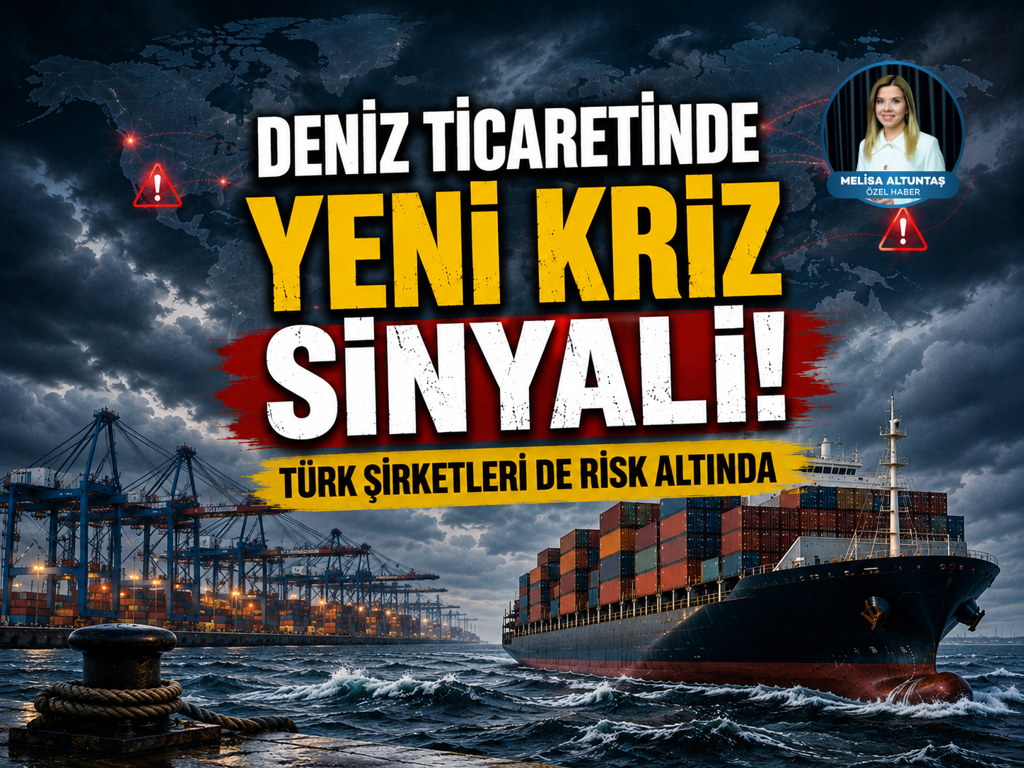 Deniz ticaretinde yeni kriz sinyali! Türk şirketleri de risk altında