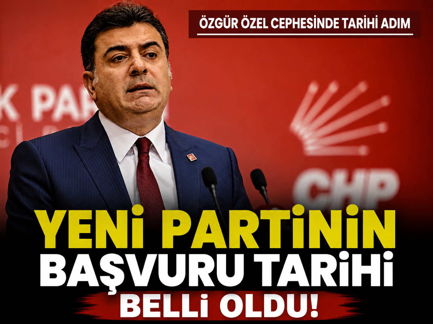 Özgür Özel cephesinde tarihi adım: Yeni partinin başvuru tarihi belli oldu!