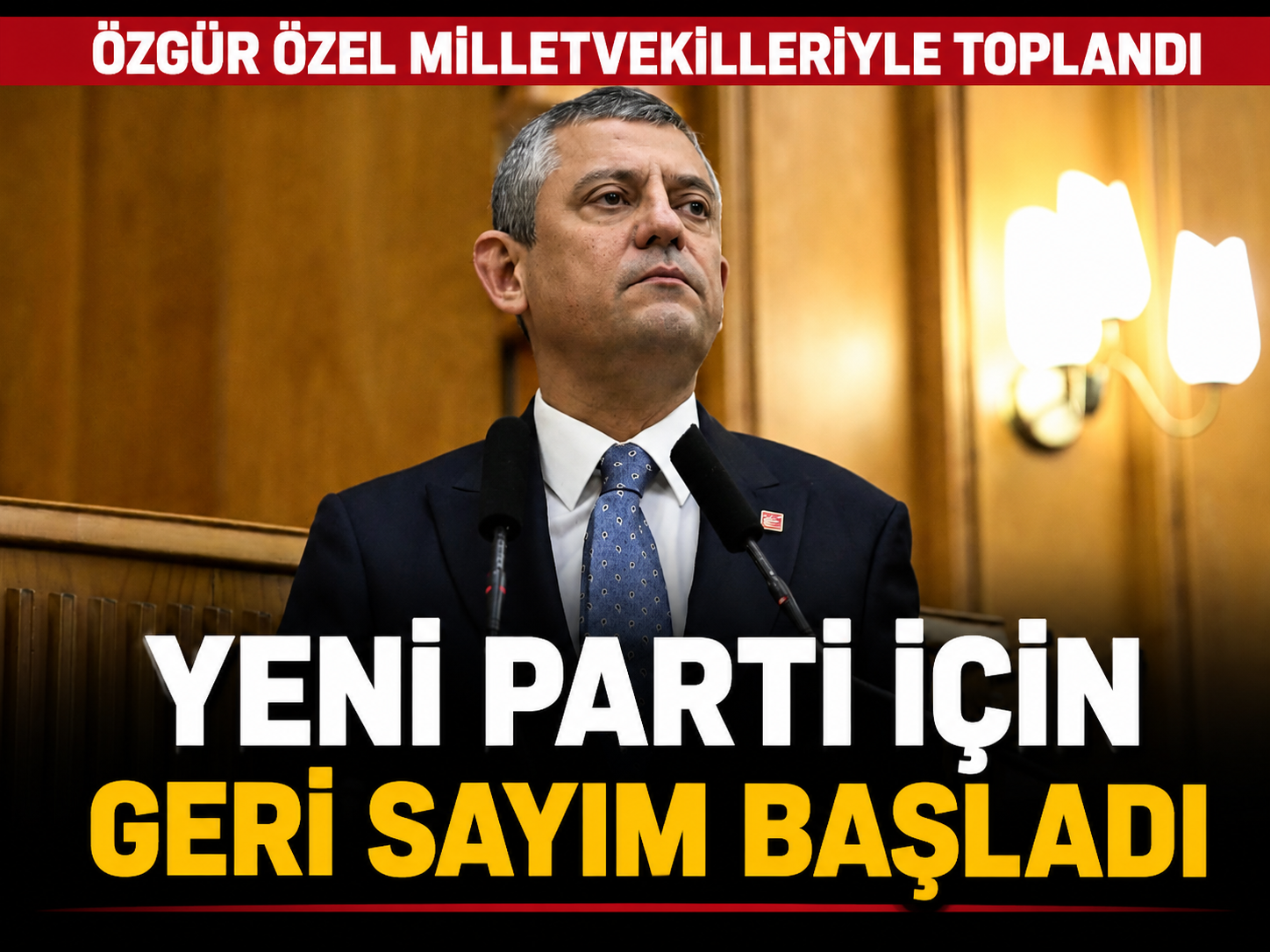 Özgür Özel milletvekilleriyle toplandı: Yeni parti için geri sayım başladı