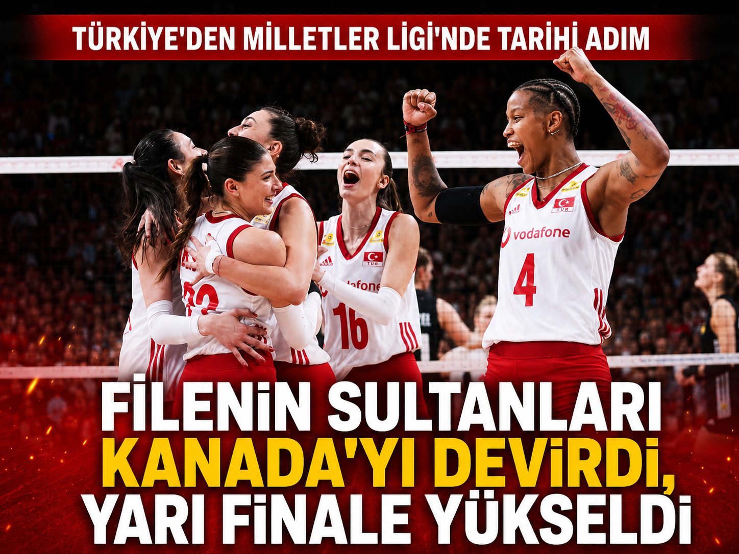 Filenin Sultanları Kanada'yı devirdi, yarı finale yükseldi