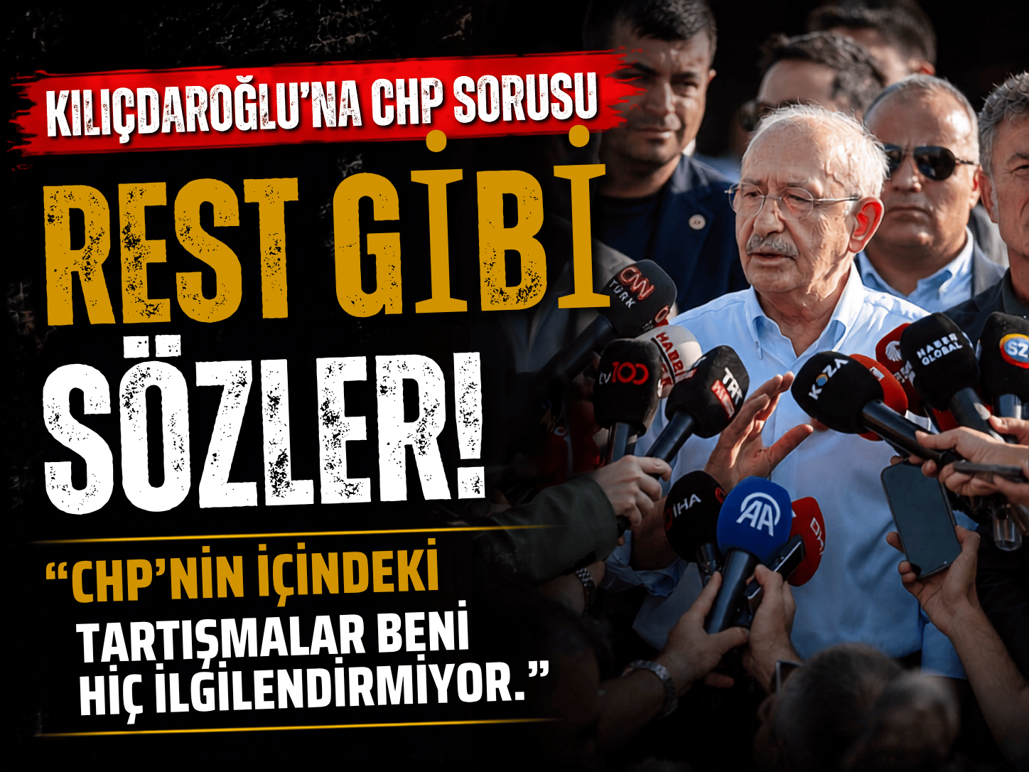 Kılıçdaroğlu: CHP tartışmaları beni ilgilendirmiyor