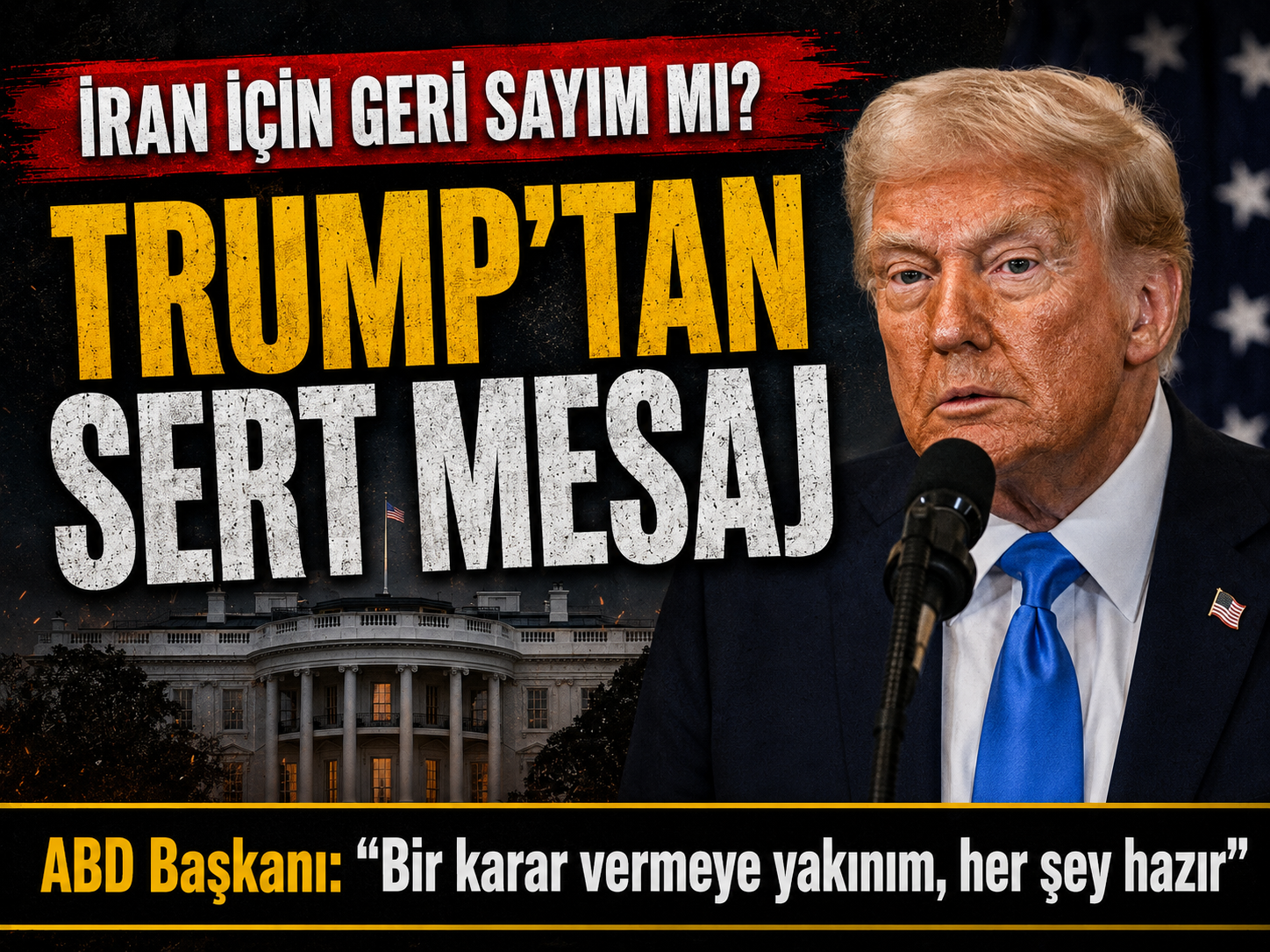 Trump’tan İran’a büyük tehdit: Yeni hamle kapıda mı?