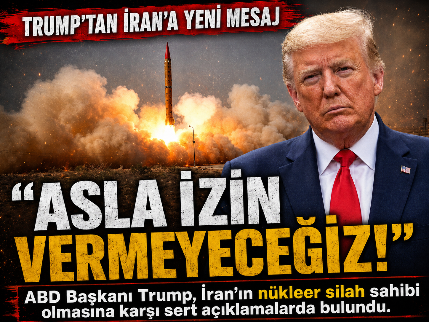 Trump'tan İran'a: Aynı muameleyi görmeye devam etmeli