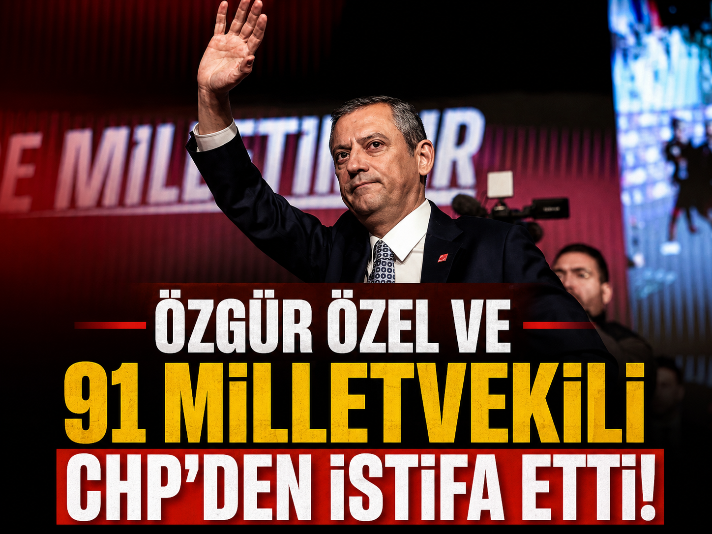 Özgür Özel ve 91 milletvekili CHP’den istifa etti!