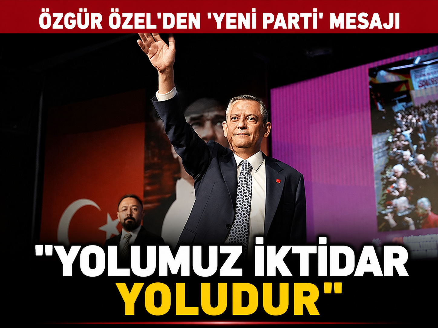 Yeni Parti'yi kuran Özgür Özel: Yolumuz iktidar yoludur