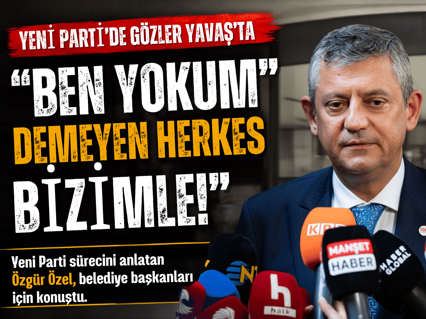 Özgür Özel'den Mansur Yavaş mesajı: İtidalli konuşmalıyız