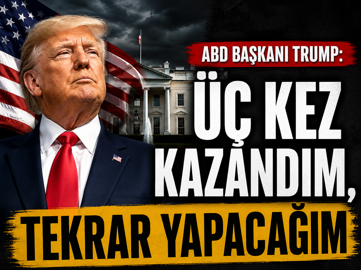 Trump’tan dördüncü kez adaylık sinyali