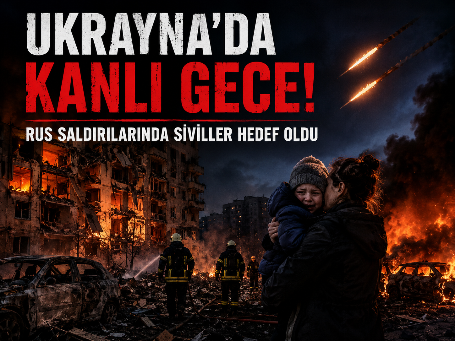 Gece boyunca saldırılar sürdü! Rusya'dan Ukrayna'ya yoğun füze ve İHA saldırısı