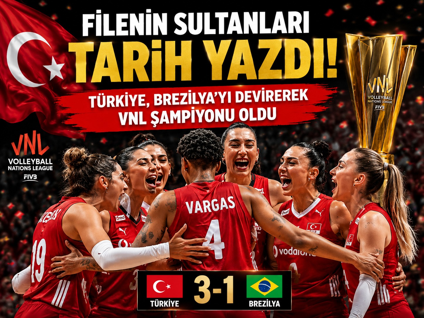 Filenin Sultanları Milletler Ligi şampiyonu oldu!