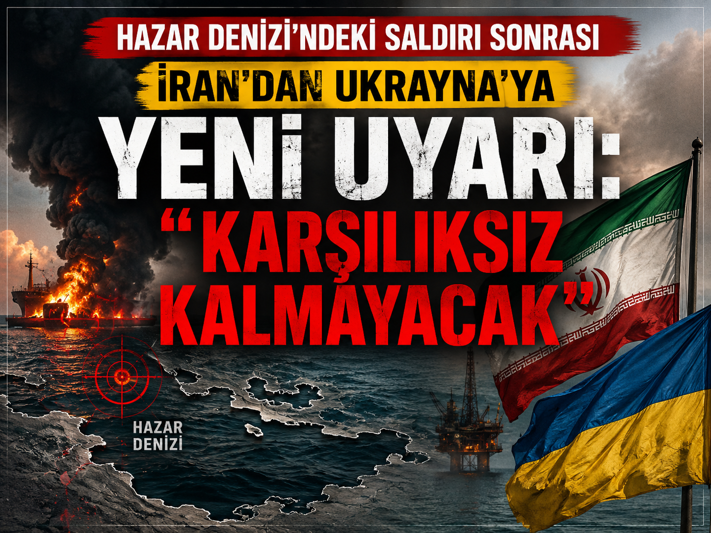 Hazar Denizi’ndeki saldırı sonrası İran’dan Ukrayna’ya yeni uyarı: Karşılıksız kalmayacak