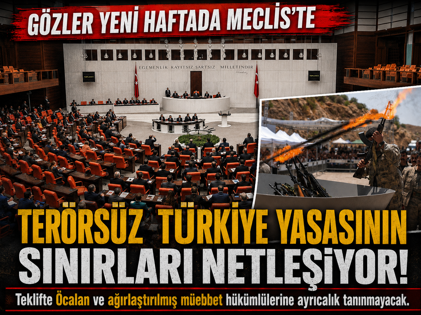 Terörsüz Türkiye düzenlemesinde sınırlar çizildi
