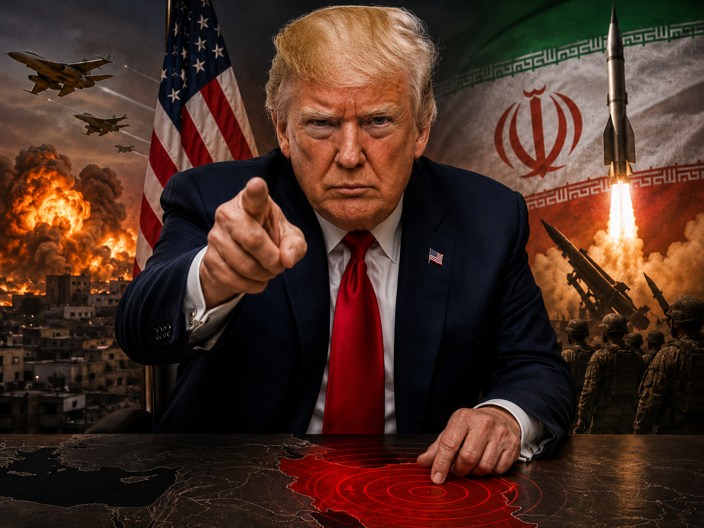 Trump’tan İran’a rest: Diplomasi olmazsa harekât başlar