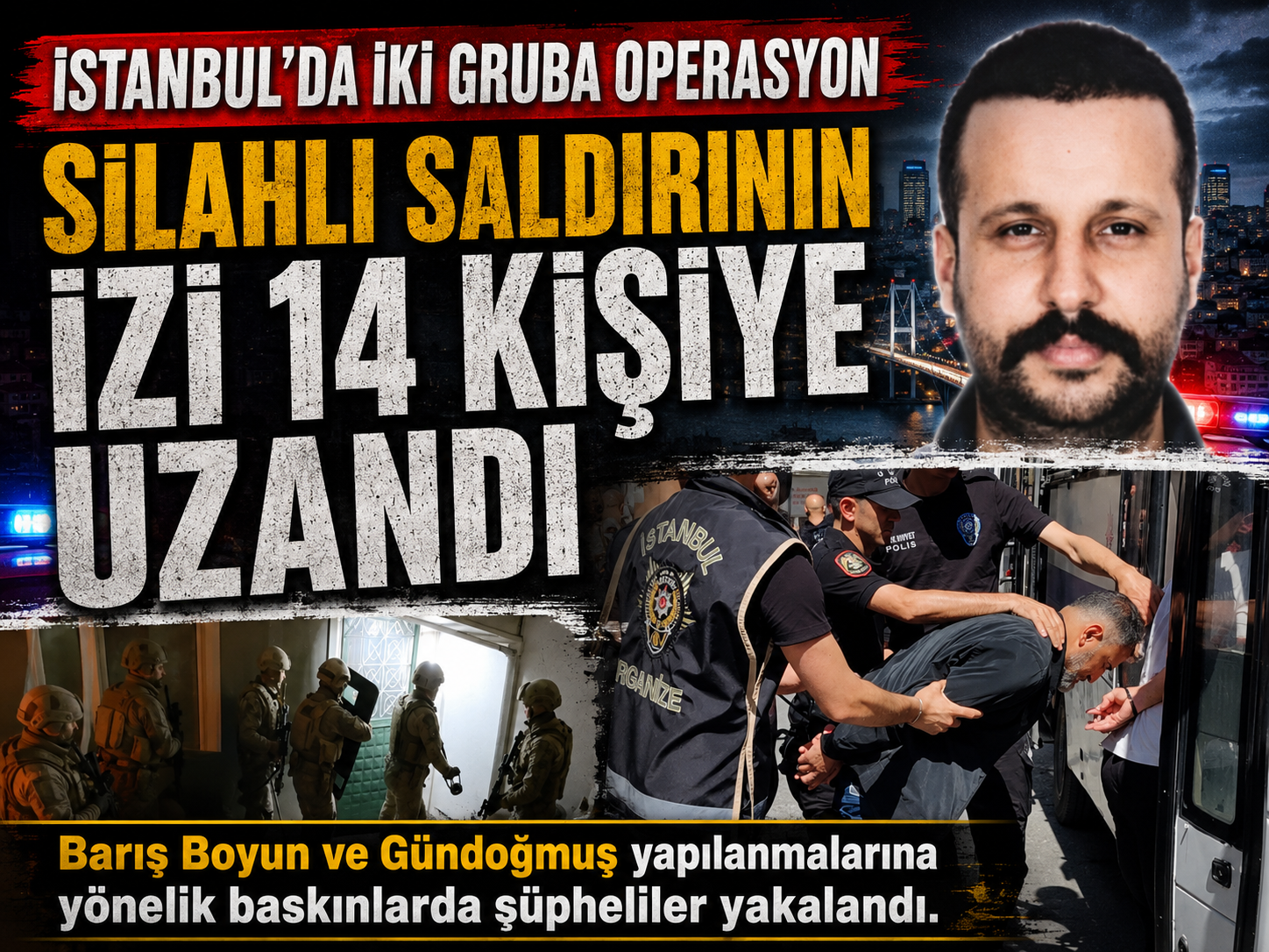 İstanbul’da iki büyük suç örgütüne peş peşe baskın!