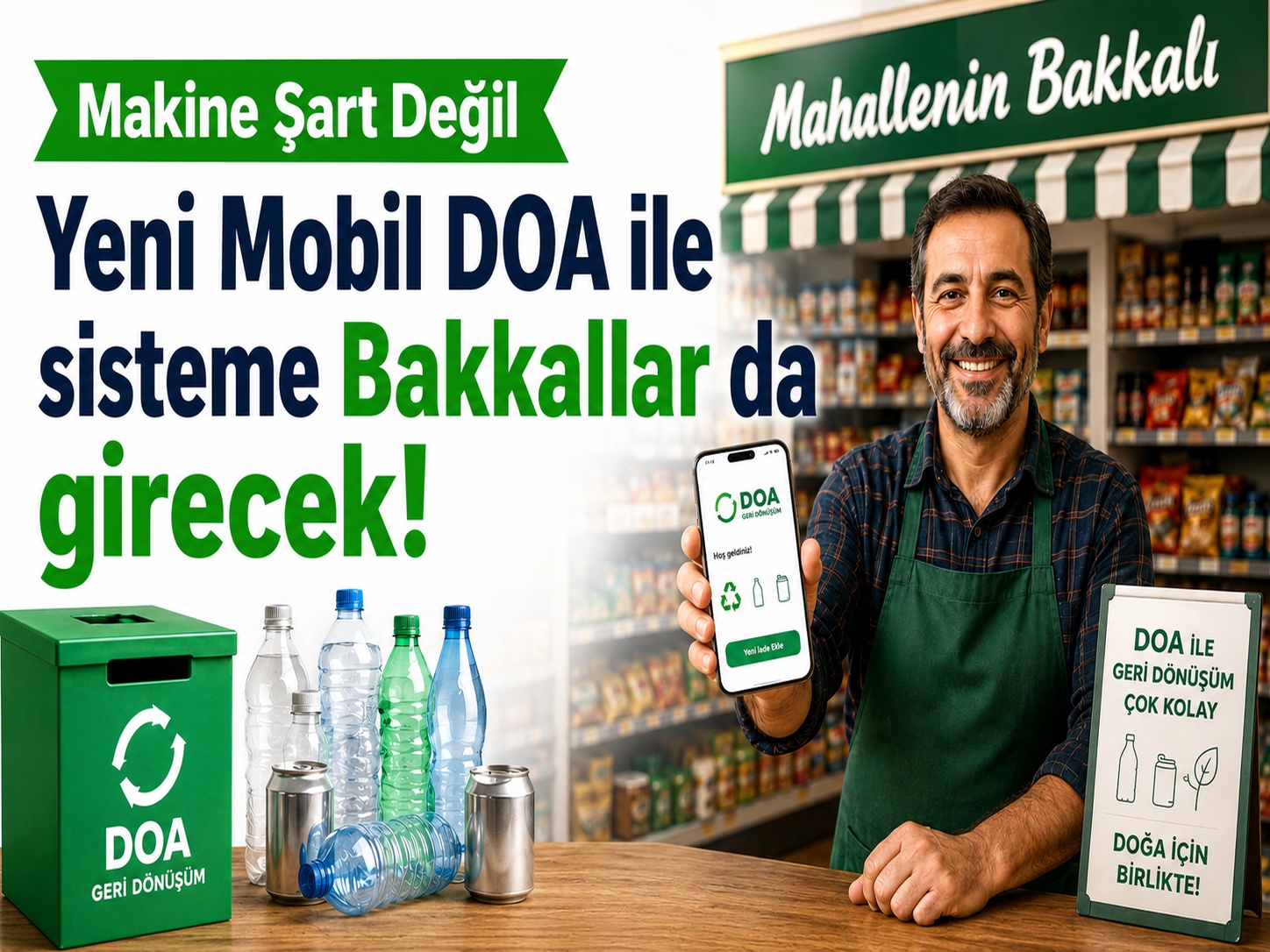Mobil DOA geliyor, makine şartı kalkıyor