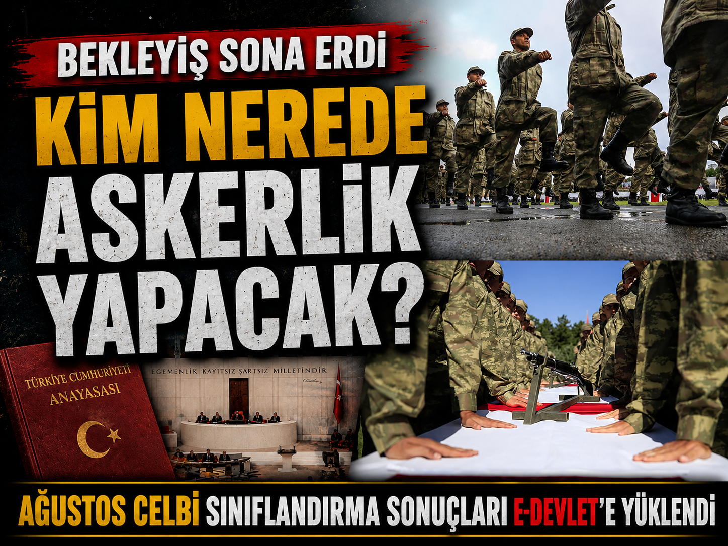 Askere gidecekler dikkat! Birlik yerleri belli oldu