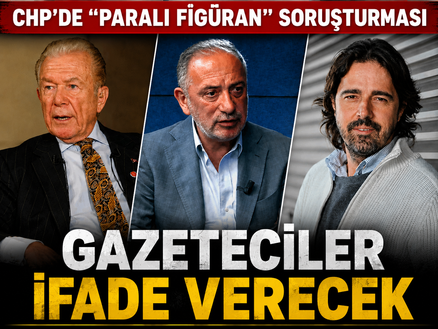 CHP'de 'paralı figüran' soruşturması: Gazeteciler ifade verecek