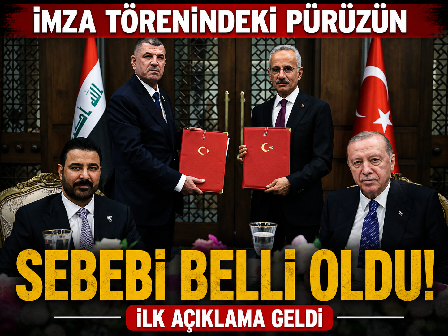 İmza törenindeki pürüzün sebebi belli oldu! İlk açıklama geldi