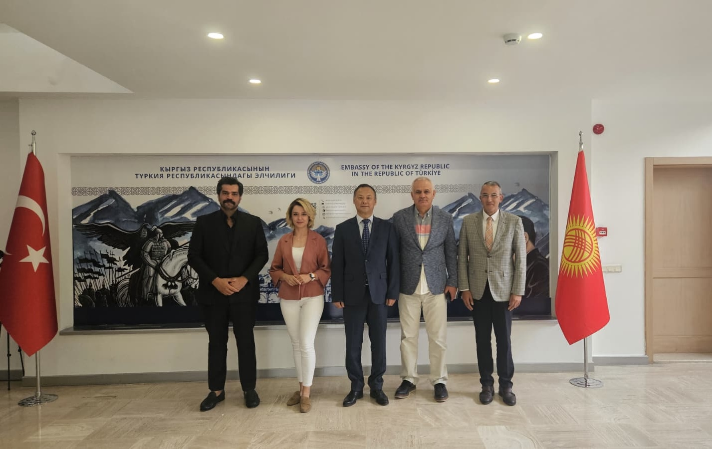 İmaj Medya Grubu’ndan Kırgızistan Büyükelçiliğine ziyaret