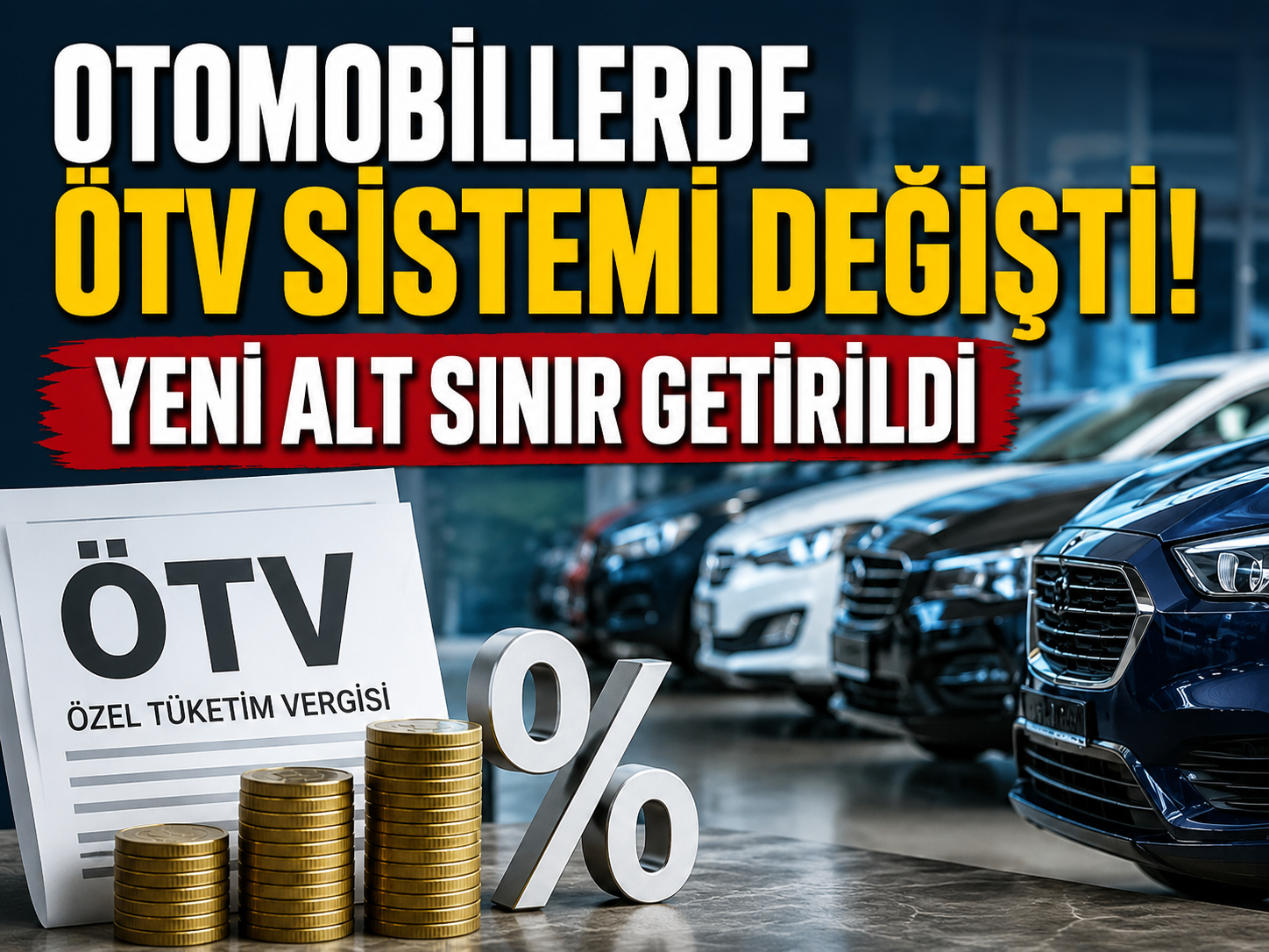 Otomobillerde ÖTV sistemi değişti! Yeni alt sınır getirildi