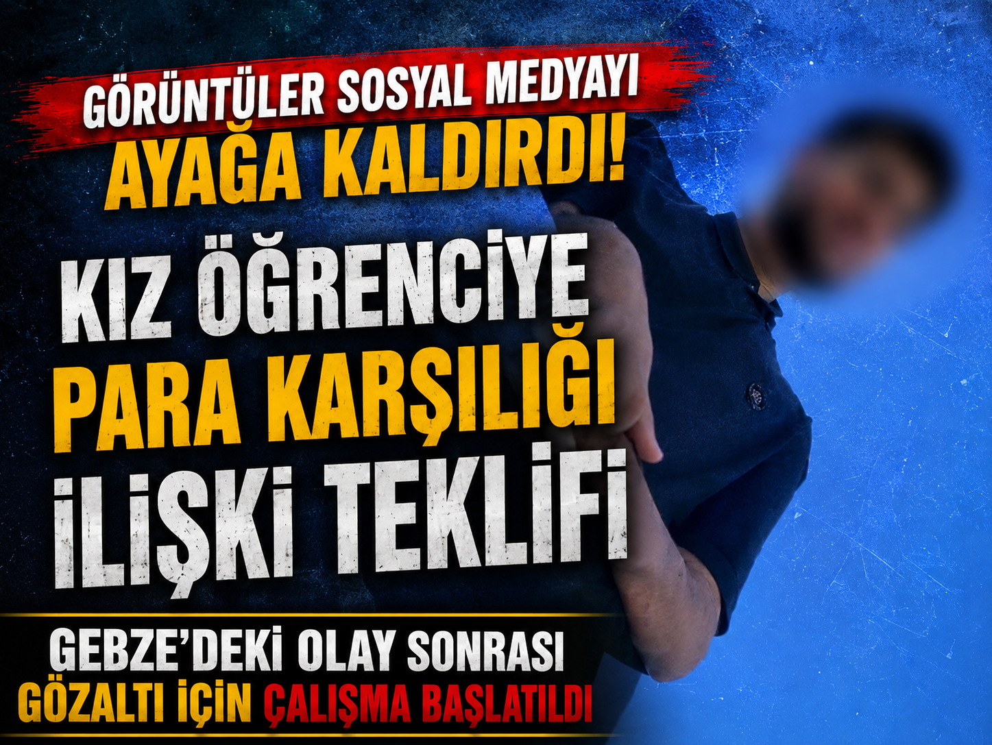 Kocaeli'de kız öğrenciye sokak ortasında skandal teklif!