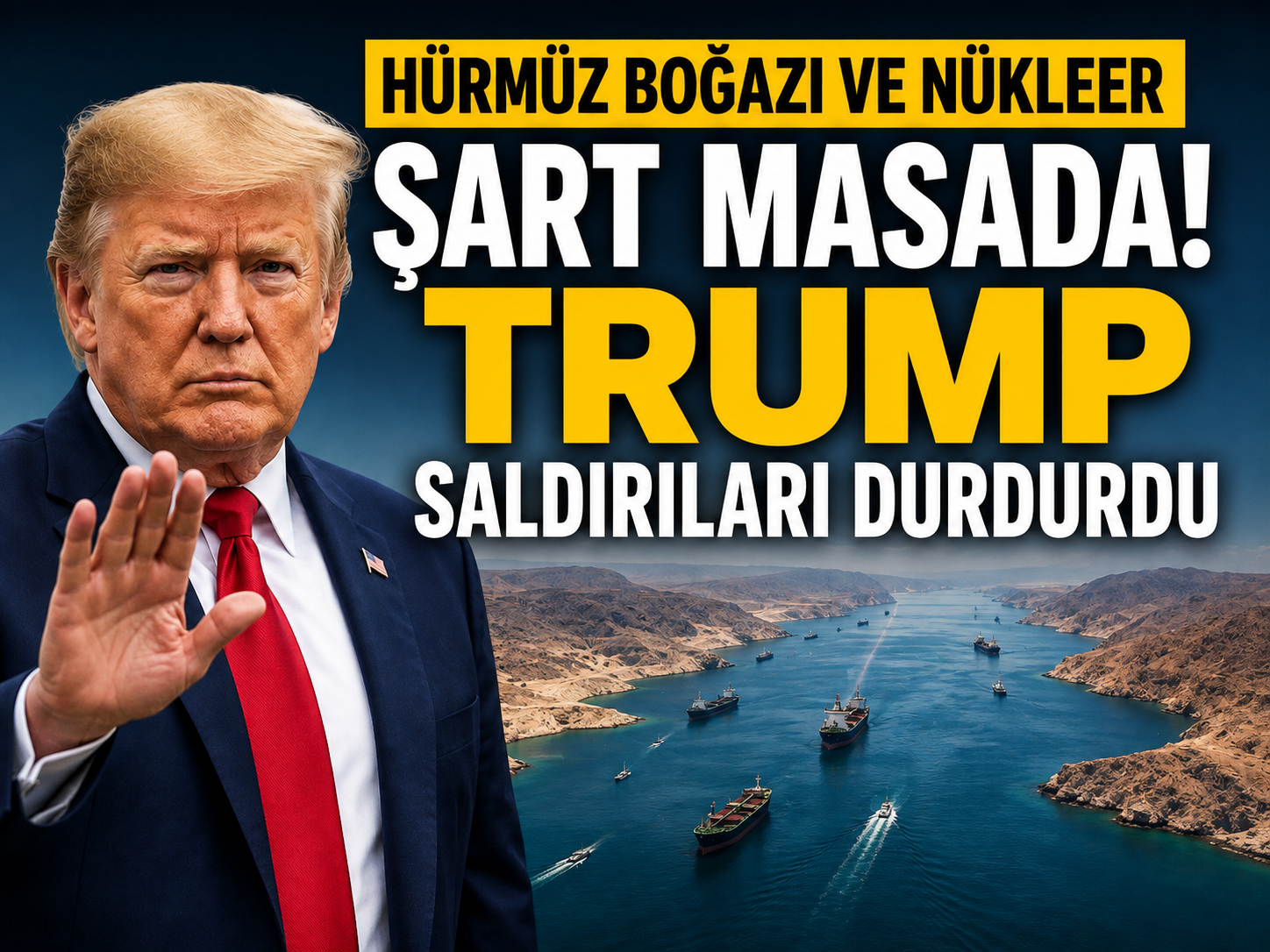 Trump'tan İran açıklaması: Saldırı planı askıya alındı, diplomasi mesajı geldi