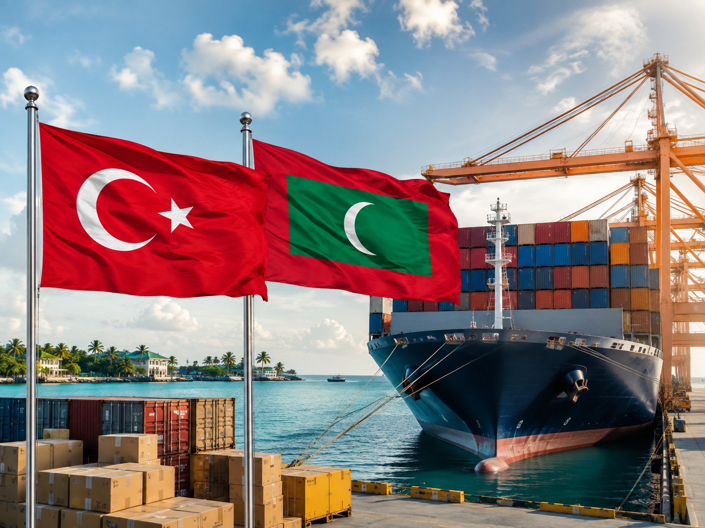 Türkiye-Maldivler Ticaret Anlaşması yürürlüğe girdi! 404 üründe ihracat avantajı